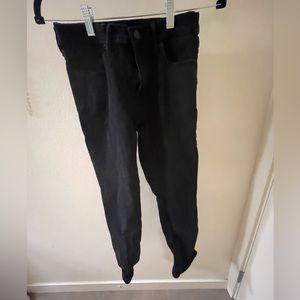 Old Navy kids size 14 straight leg black skinny jeans